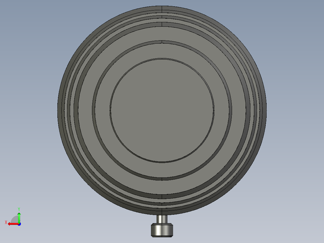 基恩士CA-LHR50_kc图纸模型后视图