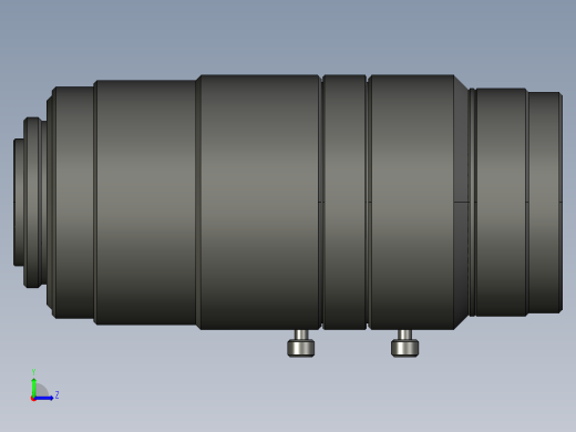 基恩士CA-LHR50_kc图纸模型左视缩略图