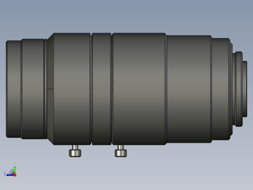 基恩士CA-LHR50_kc图纸模型右视缩略图