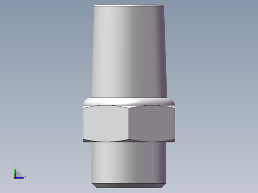 气动接头-消音器BSL01(1分)左视缩略图
