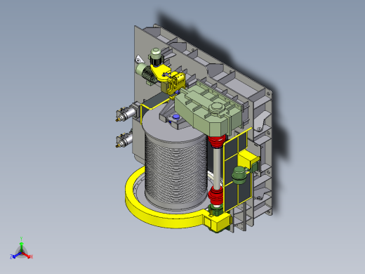 水闸绞车--stp正等轴测缩略图