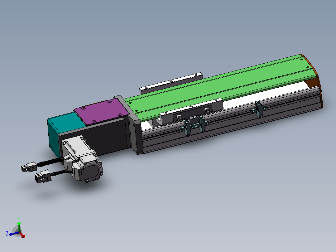 MTB同步带半封闭MTB10-L-100W主视图