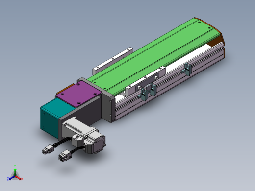MTB同步带半封闭MTB10-L-100W正等轴测缩略图