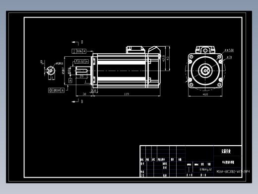 电机MS6H-60CS(M)30B2-20P4