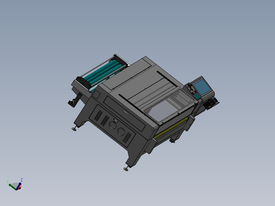 激光切割机密网输送线