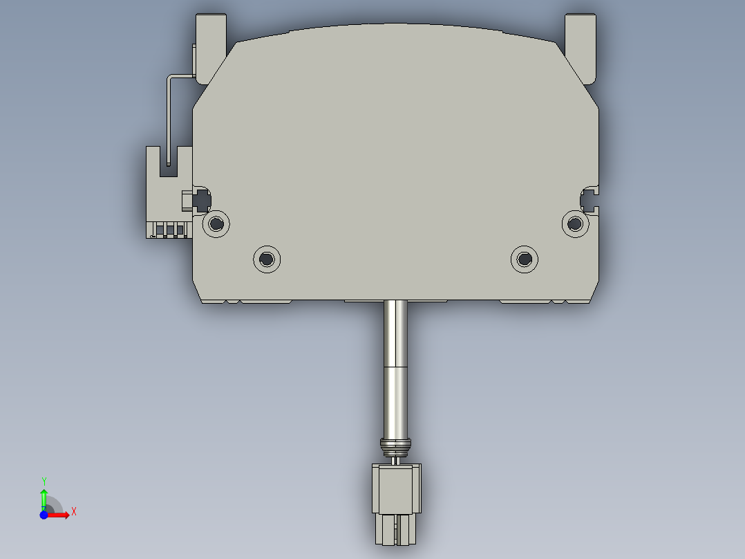 东锦丝杆传动-直线滑台模组DH120-C-250-BC-P400W-C3前视图