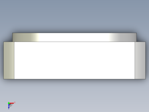 軸承座(凸緣型)BSRN-3D多系列多零件图纸模型俯视缩略图