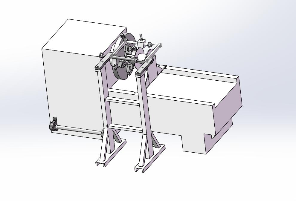 DN100 缠绕变直径机构设计