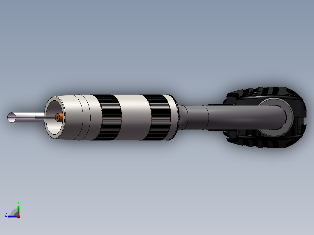 手工焊枪模型右视图