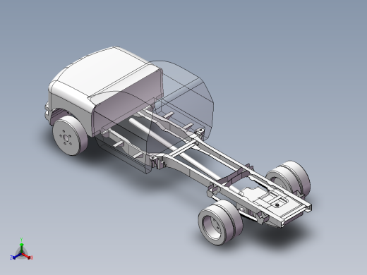 房车底盘模型正等轴测缩略图