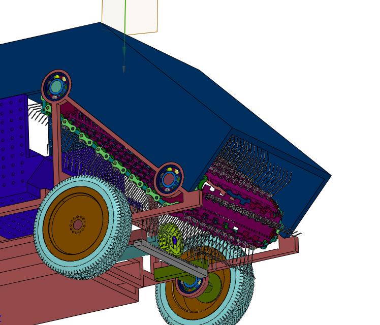 小型农田开荒整地捡石头机器