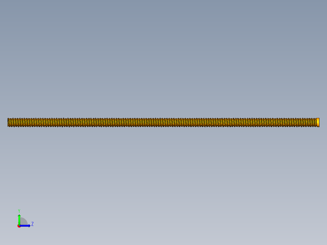 3D打印机三维模型左视图