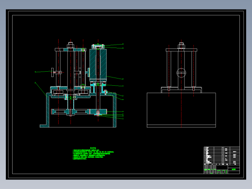 P050-啤酒贴标机CAD图纸资料