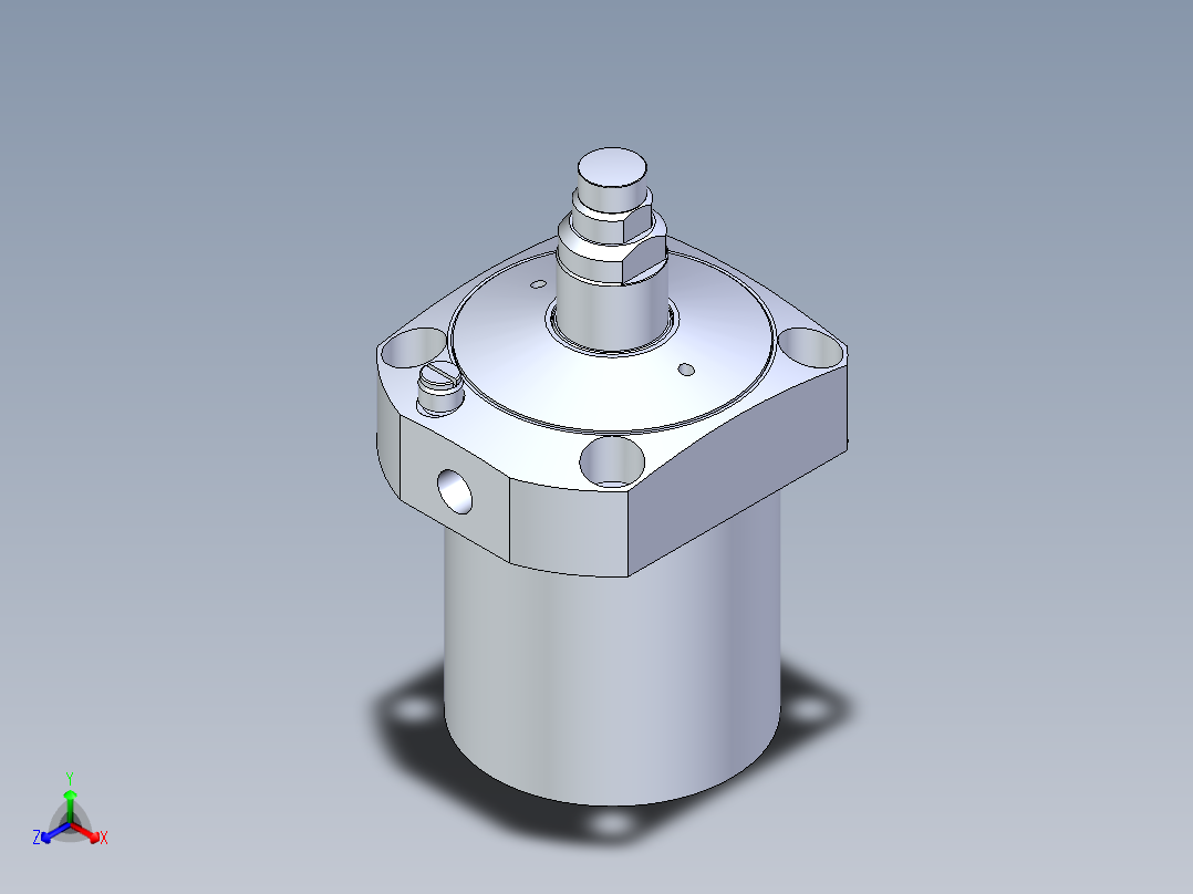 KOSMEKLC0902-SxM-E多系列多零件图纸模型主视图