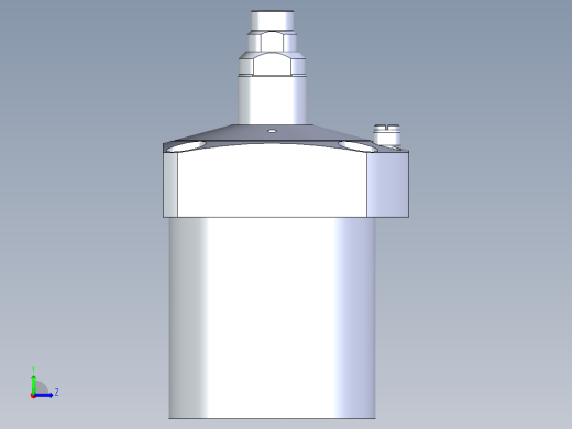 KOSMEKLC0902-SxM-E多系列多零件图纸模型左视缩略图