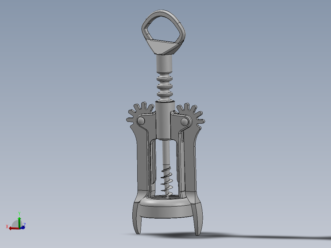 螺旋开瓶器17主视图