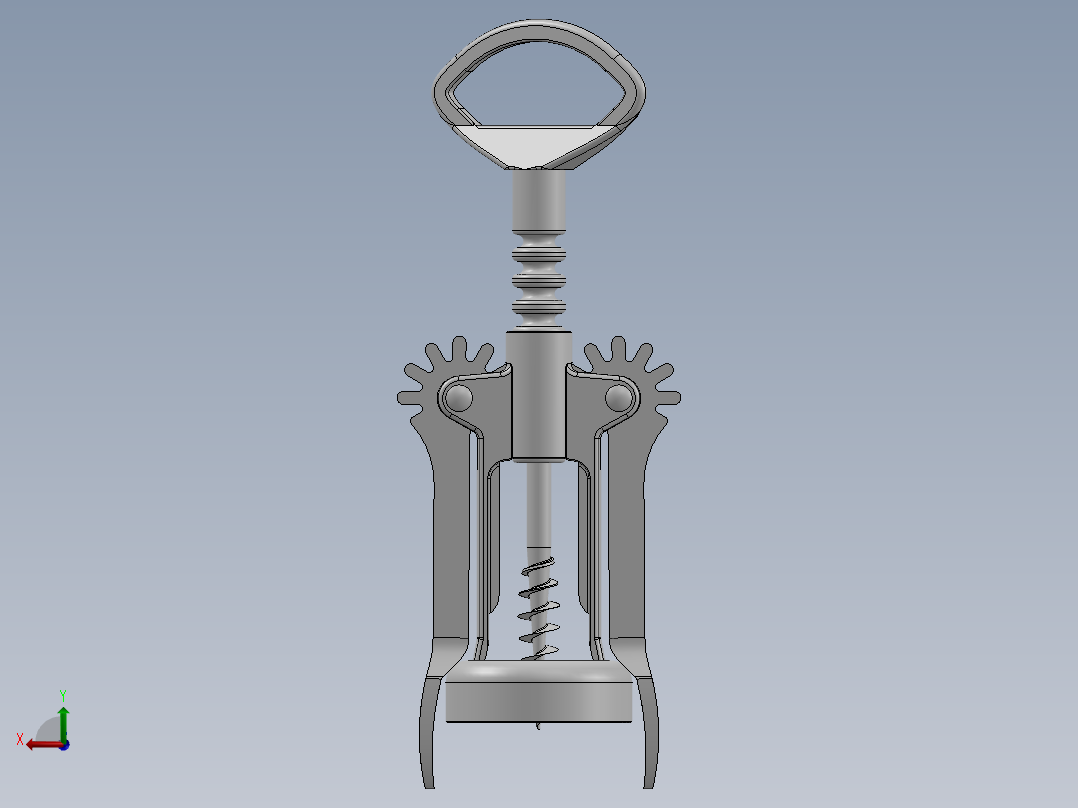 螺旋开瓶器17后视图