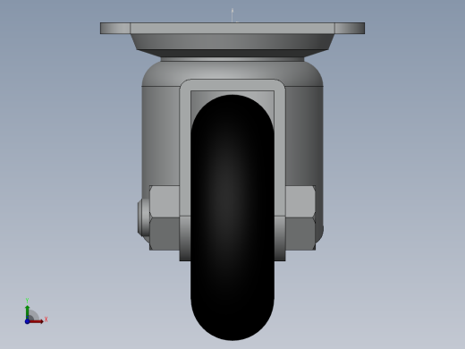 65万向脚轮前视缩略图