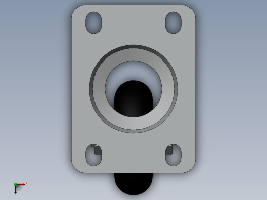 65万向脚轮俯视缩略图