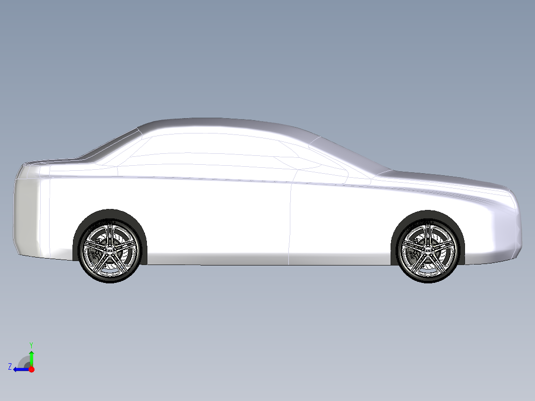汽车车身 (3)右视图