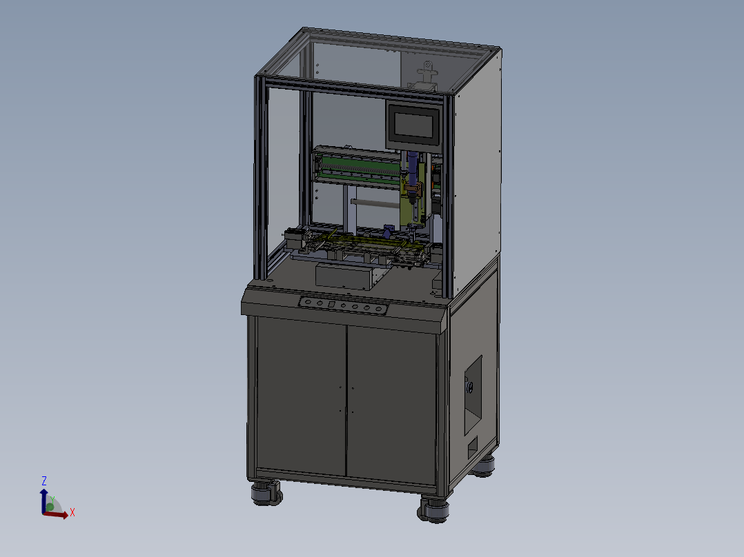 遮阳板螺丝自动锁附专机sw2016可编辑