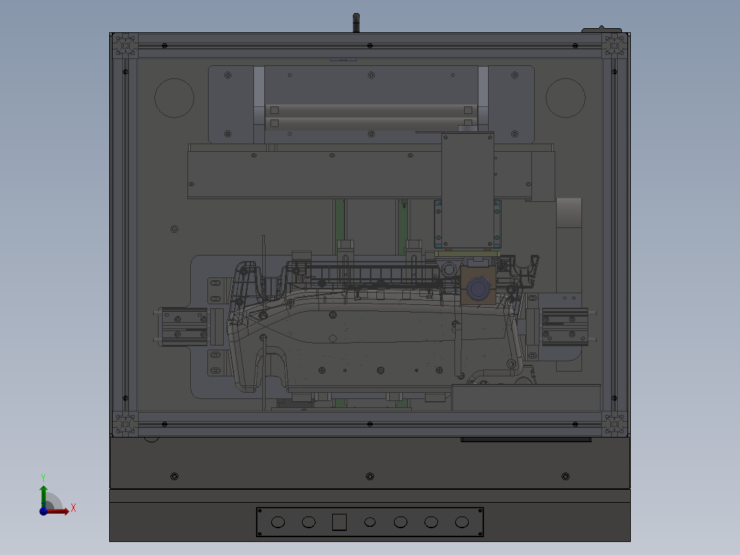 遮阳板螺丝自动锁附专机sw2016可编辑前视图