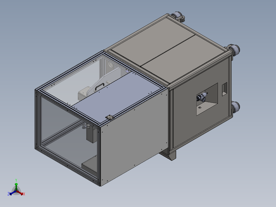遮阳板螺丝自动锁附专机sw2016可编辑正等轴测图