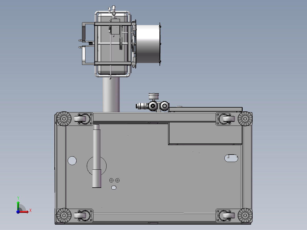 自动端面打磨机sw21前视图