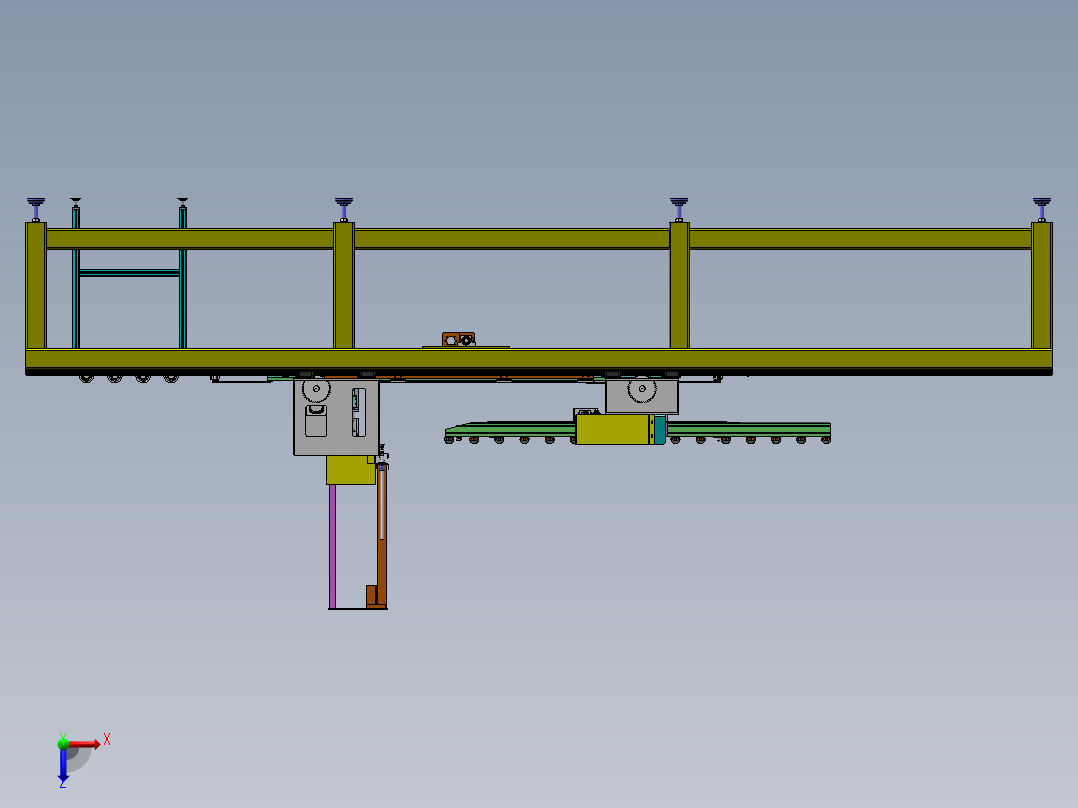 电视机膜片压合设备sw21可编辑俯视图