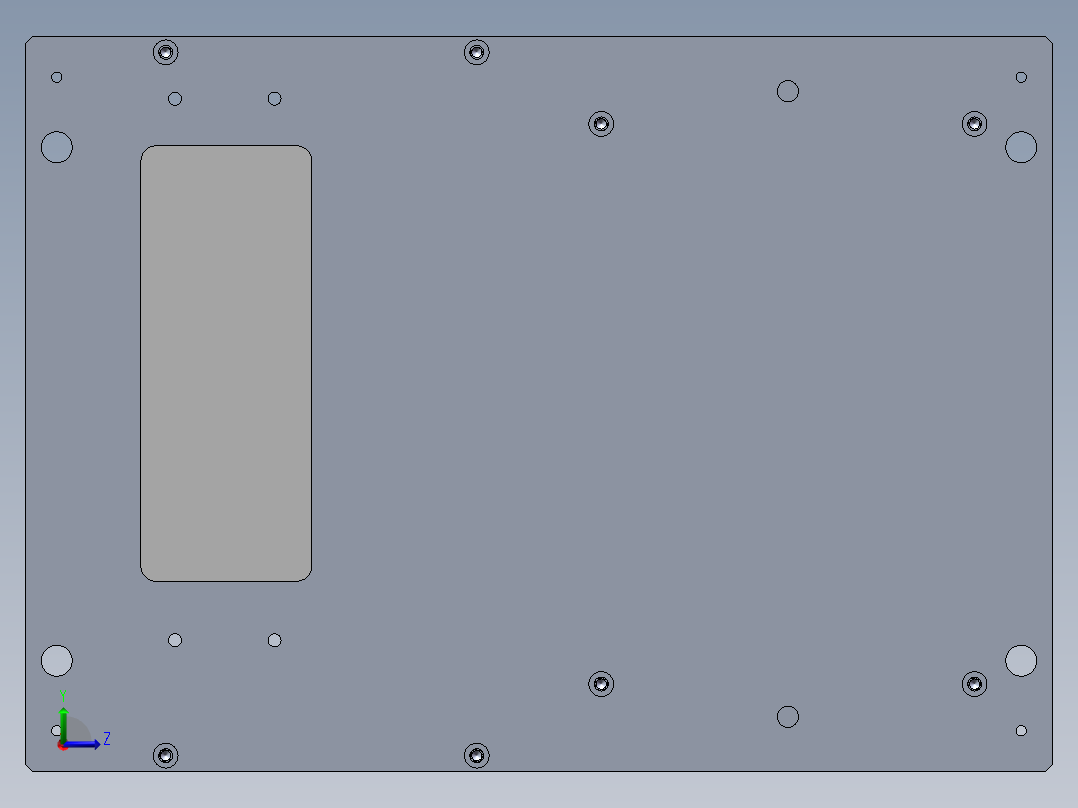 震动机文件（sw18可编辑+工程图+bom）左视图
