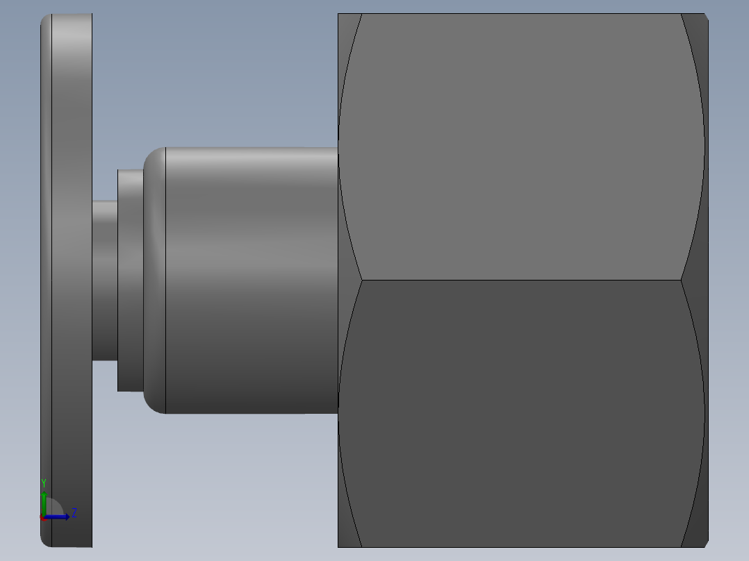 气动元件APCF6_04左视图