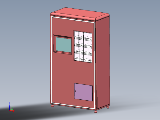 电控柜、立式口红自动售卖机