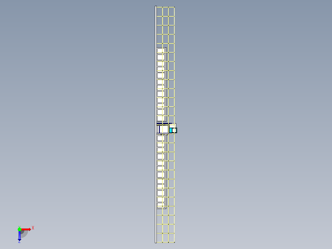 大型车间加工翻转生产线设计俯视图