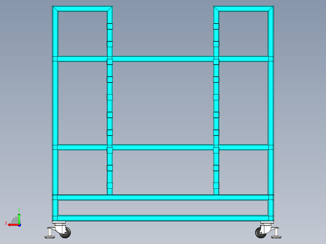 货架设计图后视图
