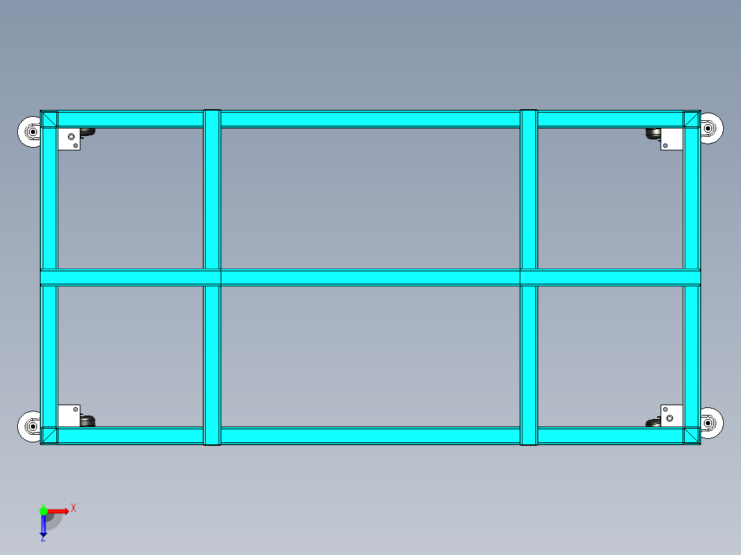 货架设计图俯视图