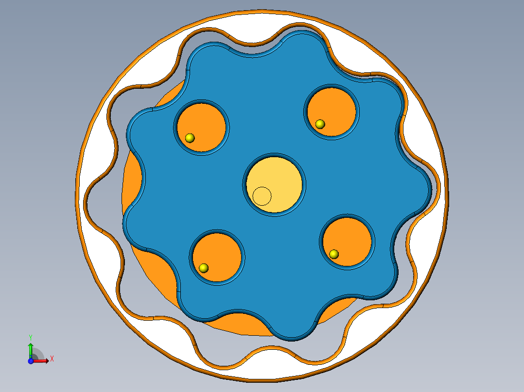 摆线减速器、摆线针轮减速器、减速器(33)前视图