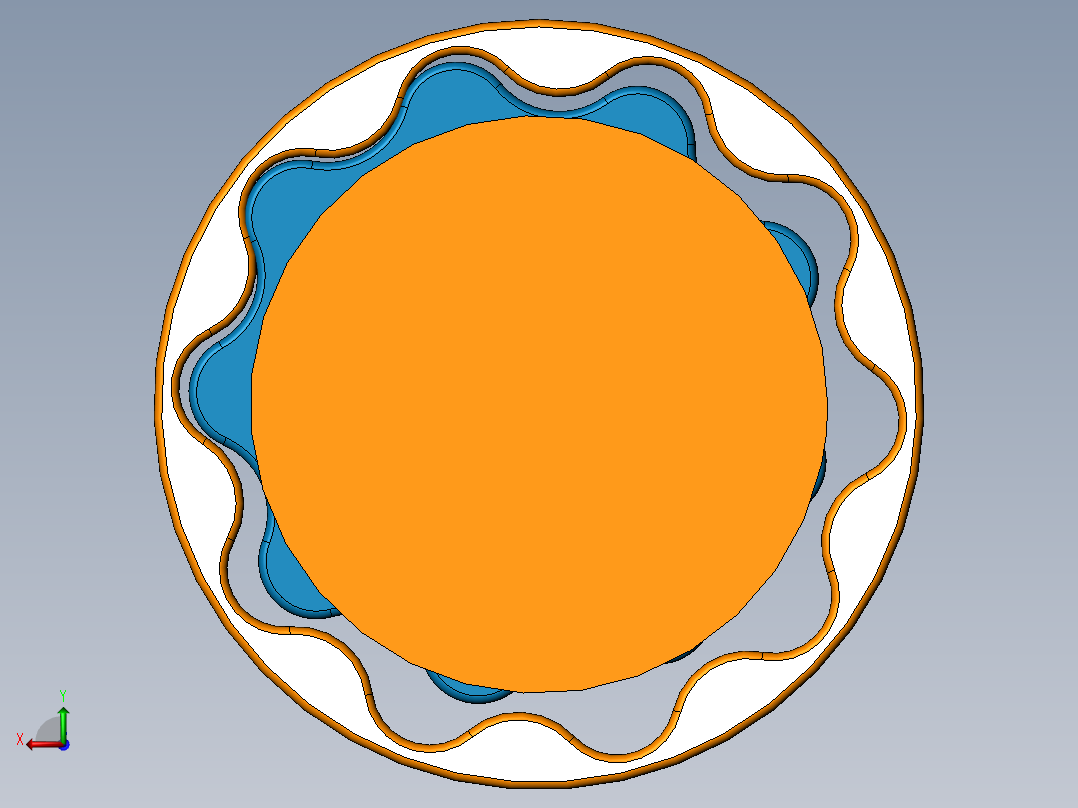 摆线减速器、摆线针轮减速器、减速器(33)后视图
