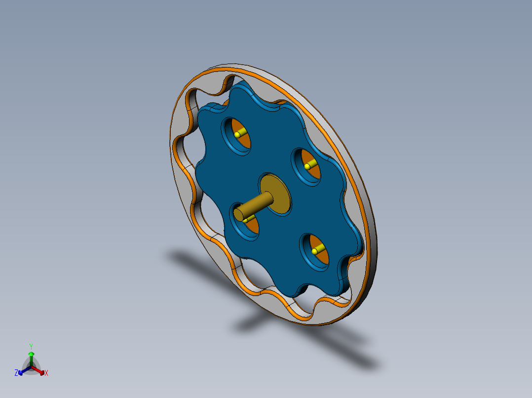 摆线减速器、摆线针轮减速器、减速器(33)正等轴测图