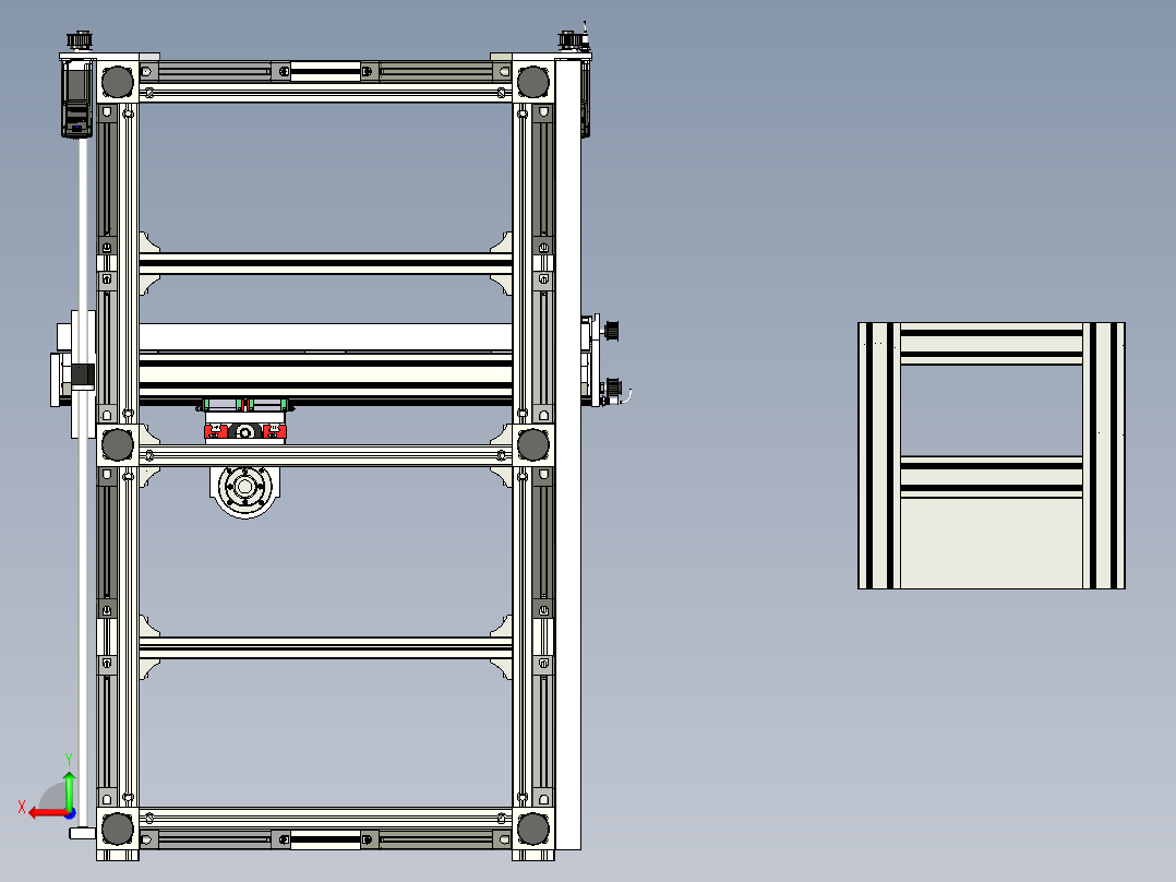 A2004493-数控铣床后视图