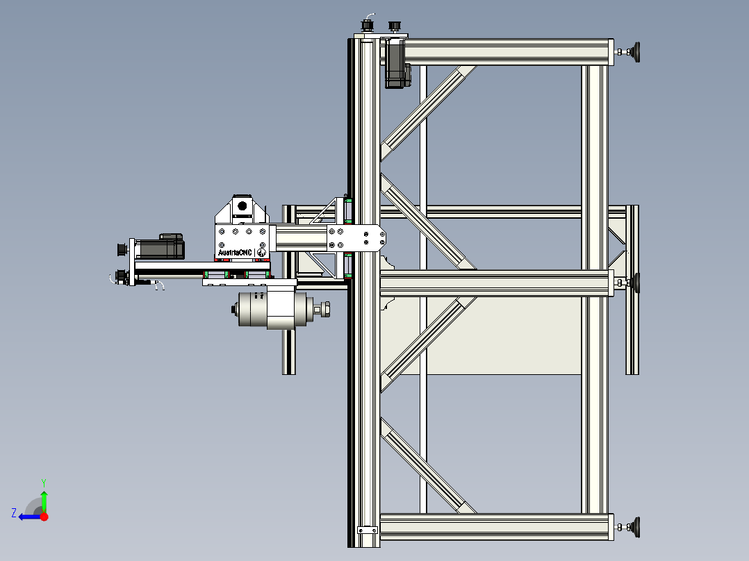 A2004493-数控铣床右视图