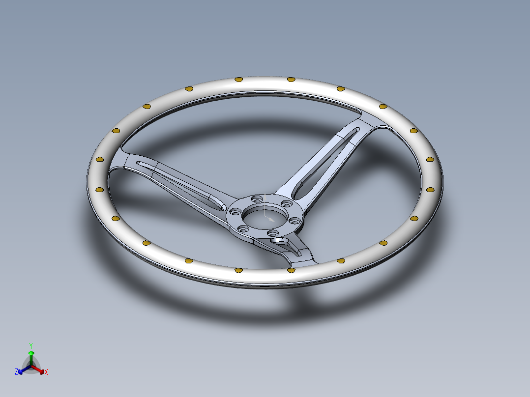 方向盘(27)正等轴测图