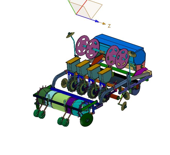 多行行距蔬菜株种植机