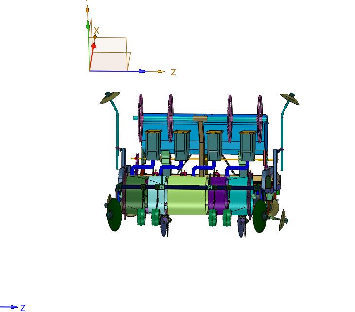 多行行距蔬菜株种植机