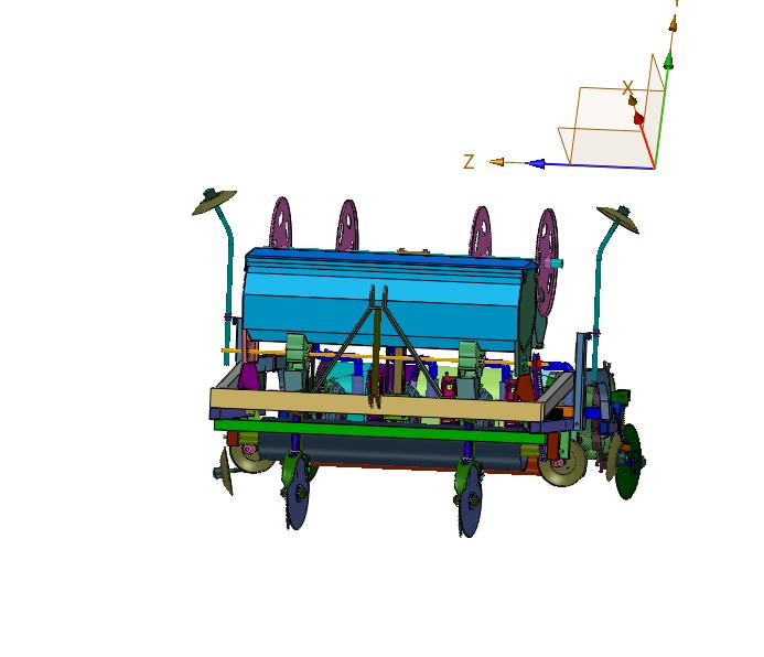 多行行距蔬菜株种植机