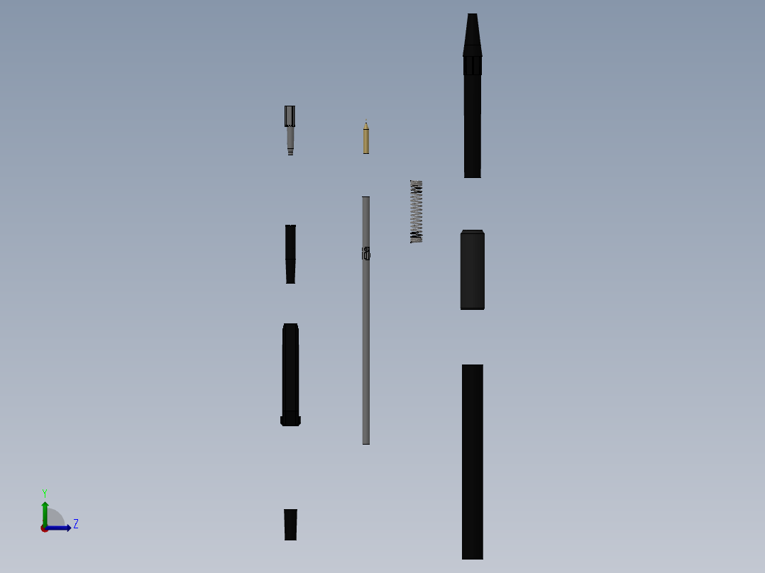 笔、中性笔、铅笔(39)左视图