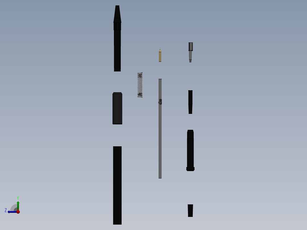 笔、中性笔、铅笔(39)右视图