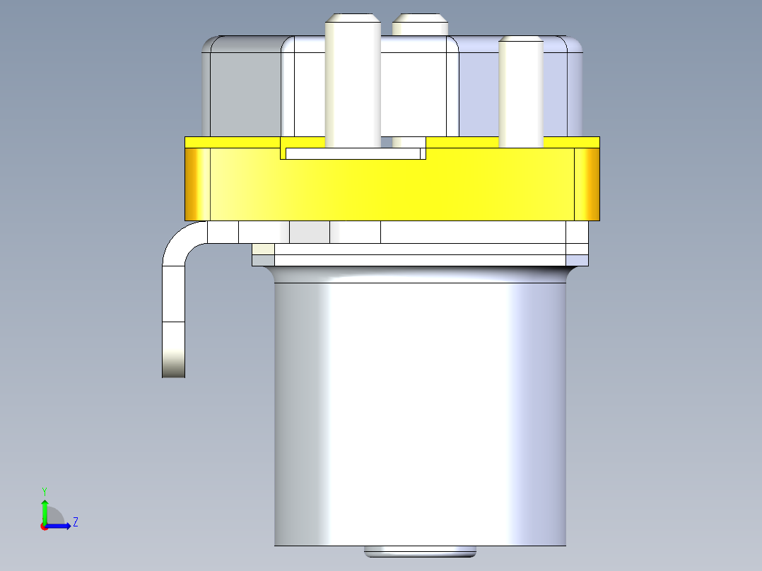 接触器KM-50左视图