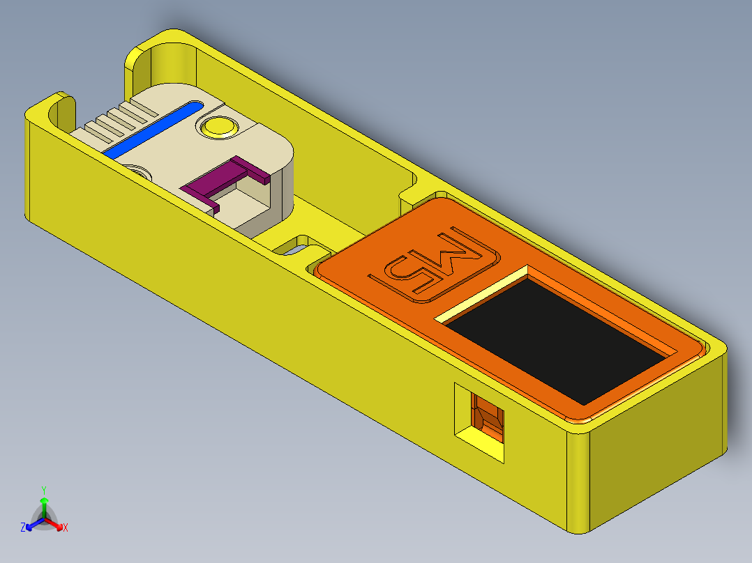 小型CO2和TVOC测量仪small-co2-and-tvoc-measuring-模型格式为 stp主视图