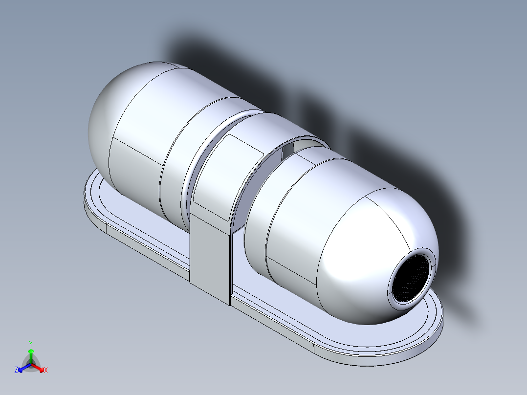 豪华高级音箱13正等轴测图