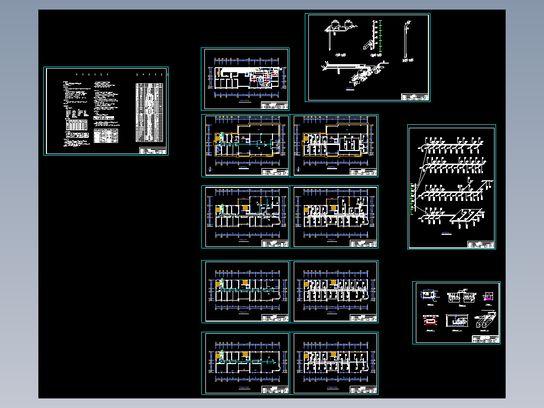 173902-《某五层办公楼空调设计B1-F5-3900平》